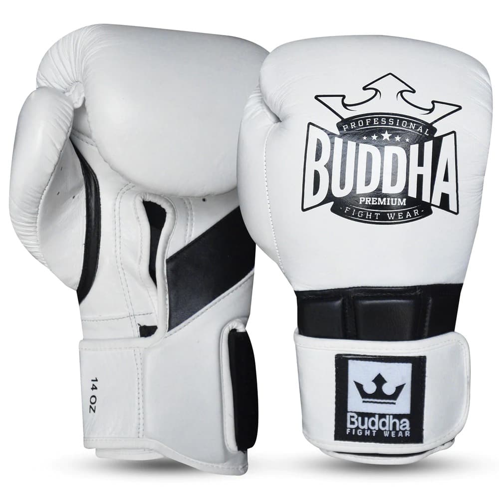 Proberen toewijzen Bewonderenswaardig Buddha Legend witte leren bokshandschoenen > Free Shipping