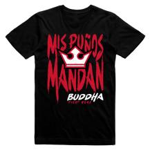 Boeddha My Fists Rule T-shirt - zwart