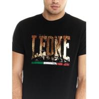 Leone t-shirt met korte mouwen Goud zwart M5049S7F01