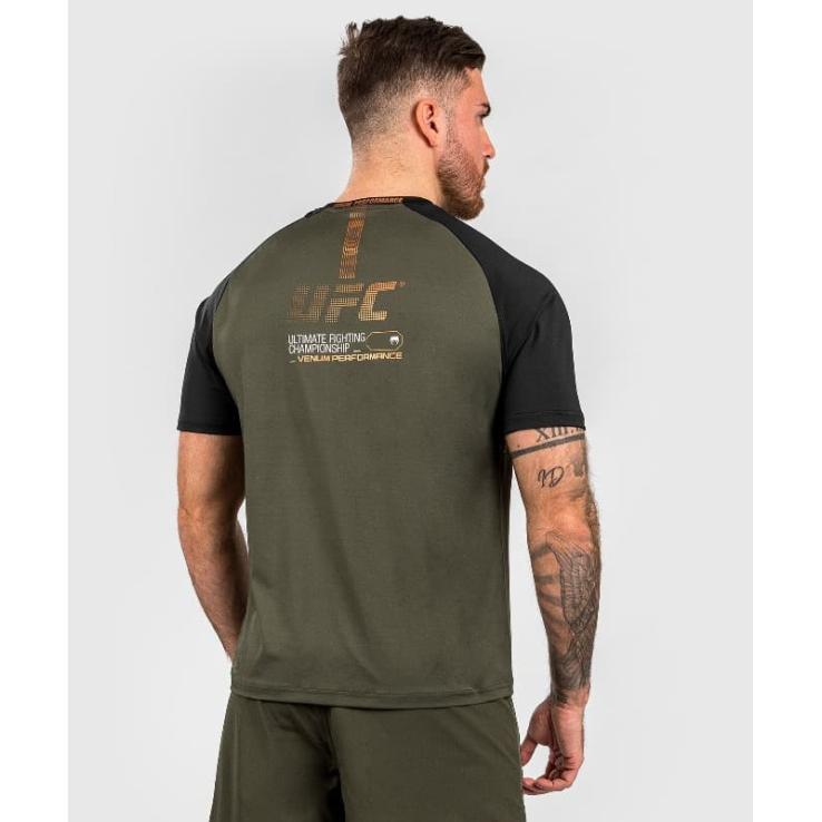 Venum UFC Adrenaline dry tech t-shirt kaki/brons