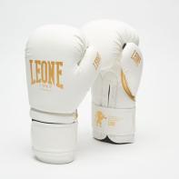 Leone wit&goud bokshandschoenen
