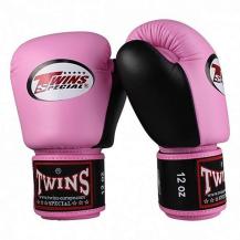 Guantes de boxeo de piel Twins BGVL 3 Retro rosa