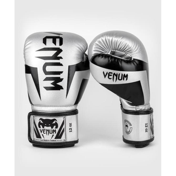Venum Elite bokshandschoenen zilver/zwart