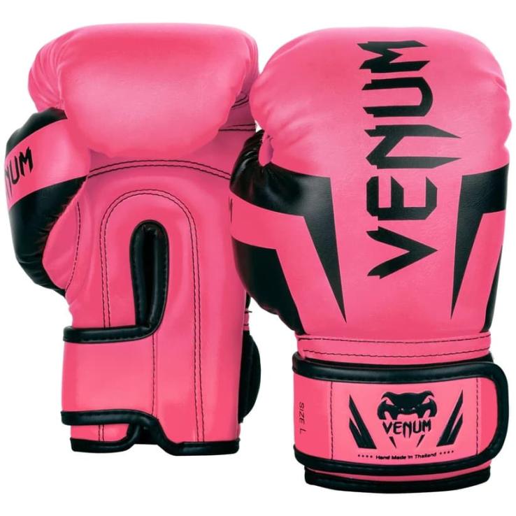Venum Kids Elite bokshandschoenen fluor roze