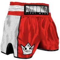 Buddha Premium Muay Thai Broek rood/wit