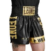 Leone DNA Muay Thai Broek - zwart/goud