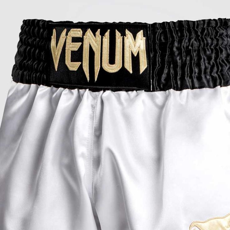 Venum Classic Muay Thai Broek zwart/wit/goud