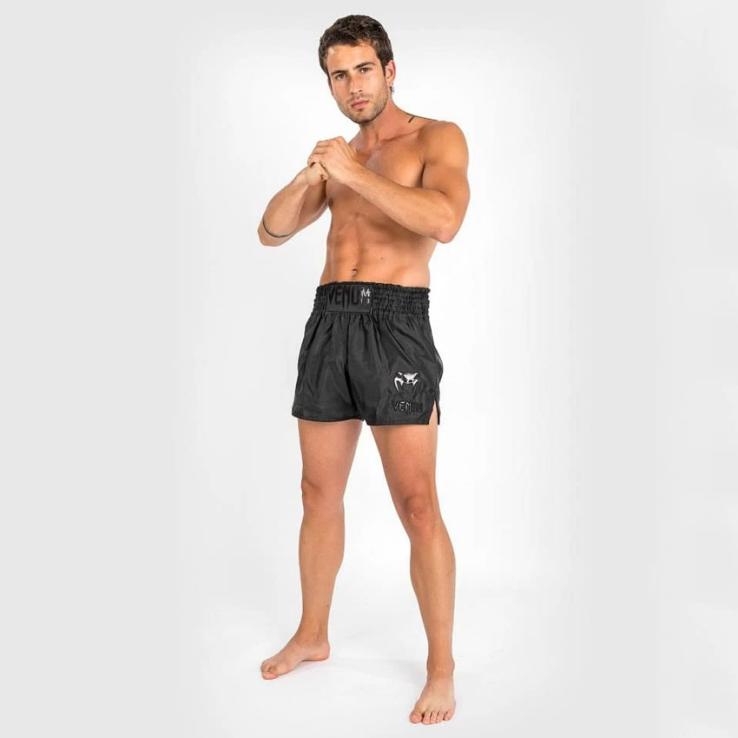 Muay Thai broek Venum Classic mat zwart