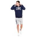 Leone Basic Logo Zip-Up Sweatshirt - Marineblauw