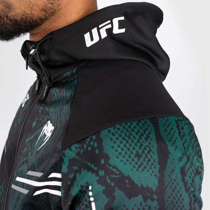 Venum UFC Adrenaline Authentieke Fight Night-hoodie - Emerald-editie