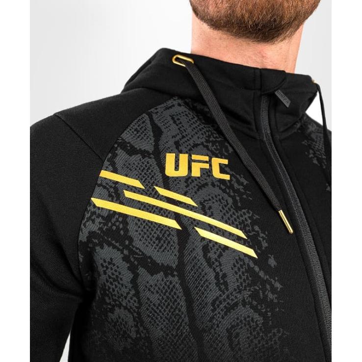 Venum X UFC replica adrenaline-sweatshirt met rits - kampioen