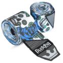 Mexicaanse semi-elastische Boeddha-boksbandages - blauw