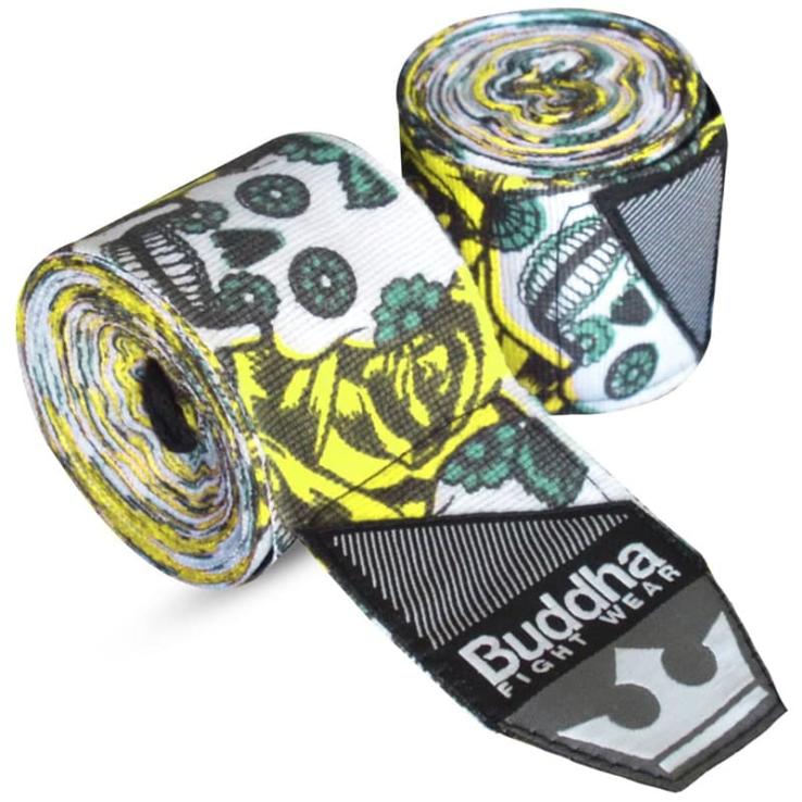 Buddha Semi-elastische Mexicaanse boksbandages geel