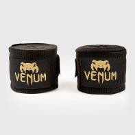 Venum boksbandages zwart/goud (Paar)
