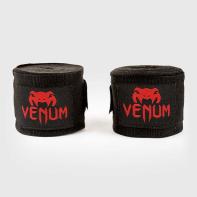 Venum boksbandages zwart/rood (Paar)