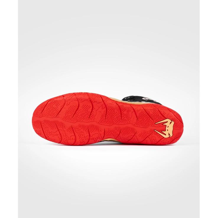 Venum Elite worstelschoenen / zwart / goud / rood